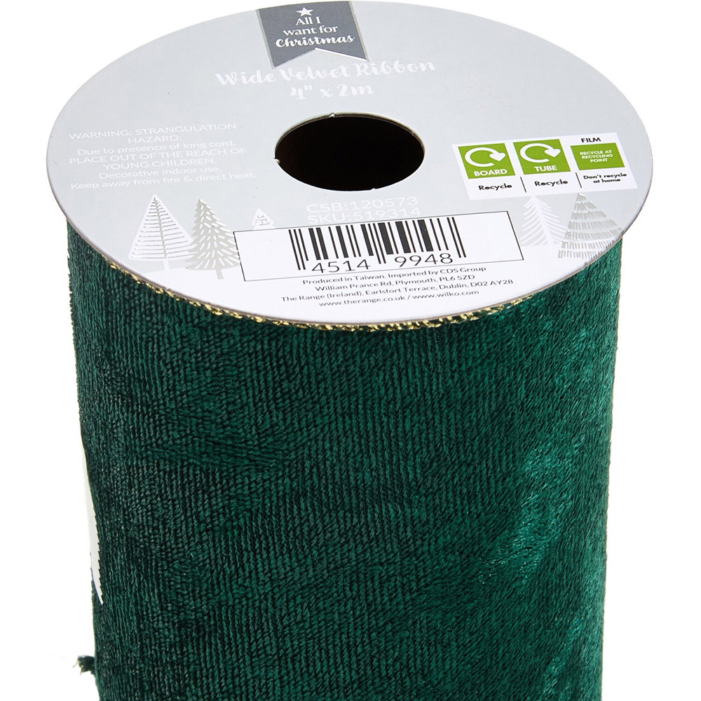 Wide Velvet Ribbon Image 3