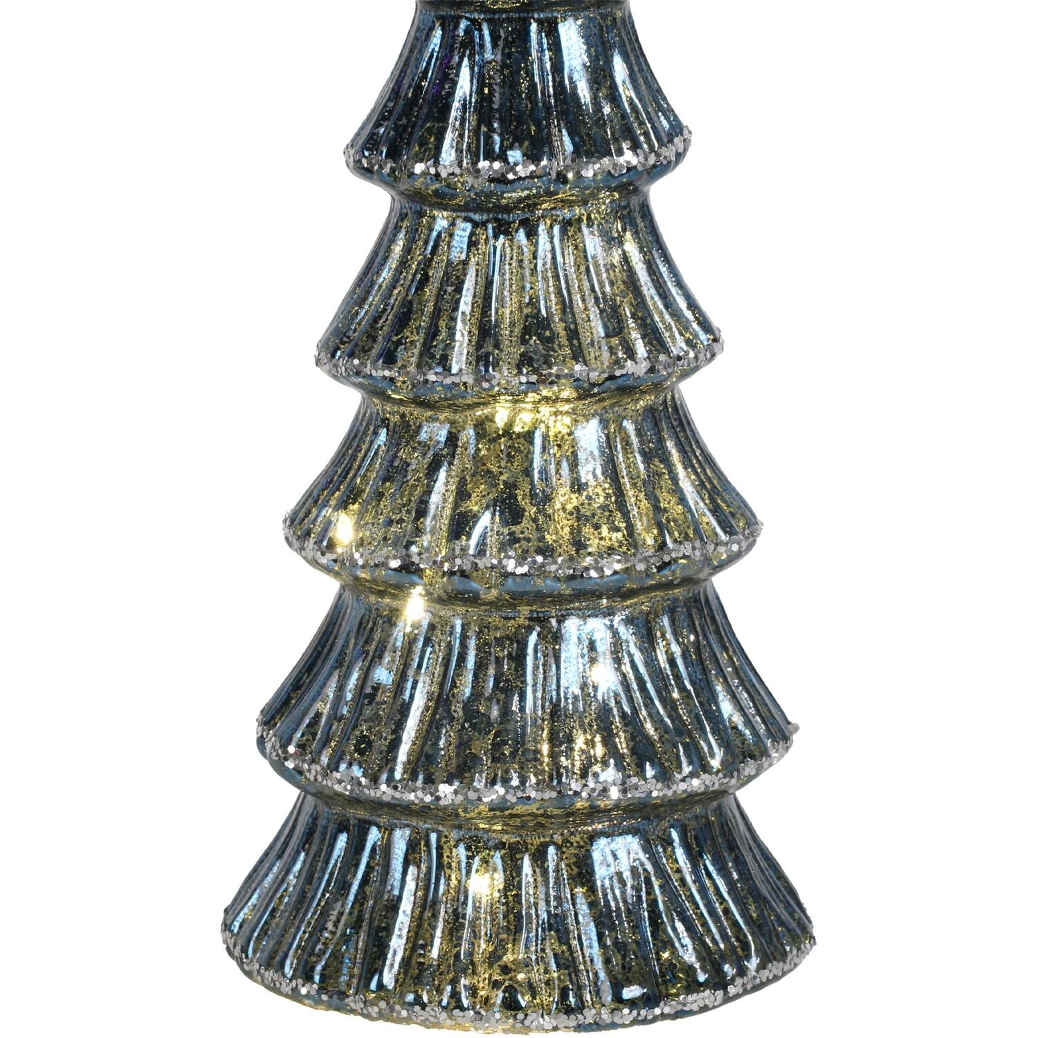 Navy Christmas Tree LED Light Decoration Image 2