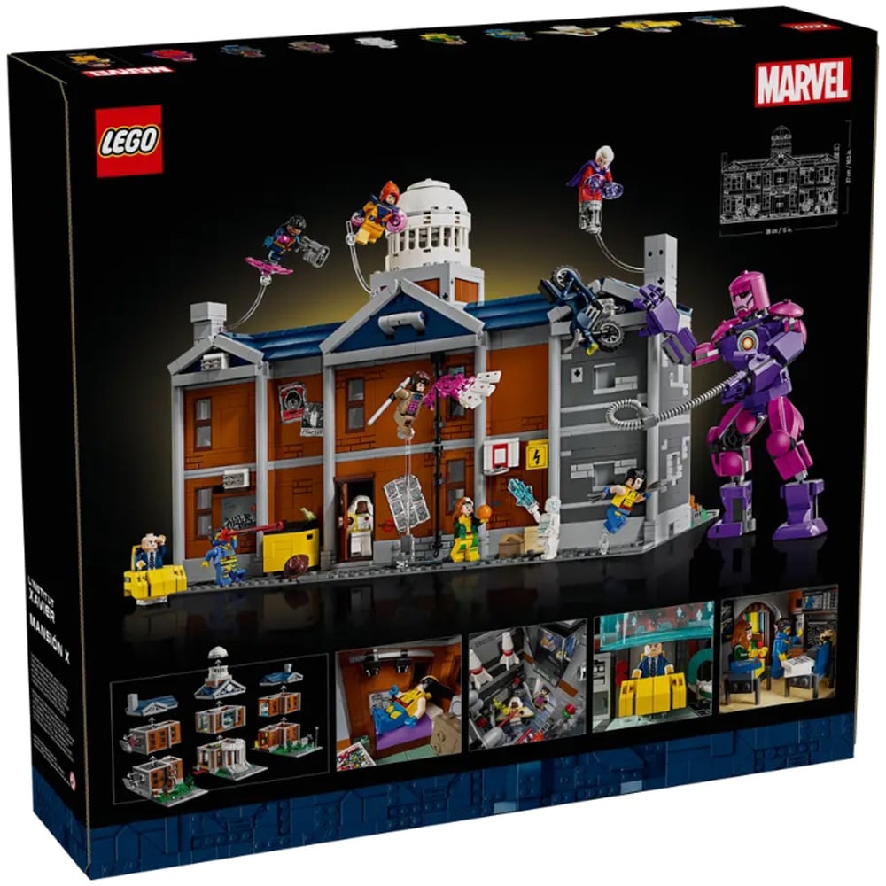 LEGO 76294 Marvel X Men The X Mansion Building Toy Set Image 1