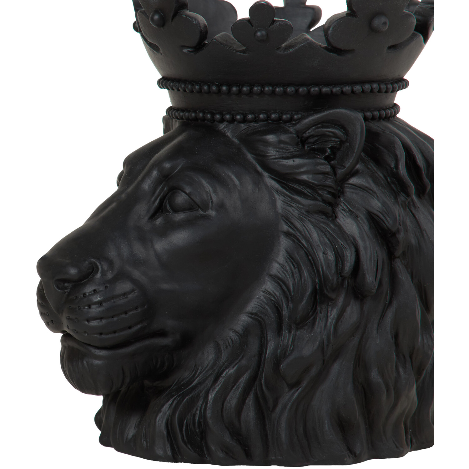 Lion Candle Holder - Black Image 4