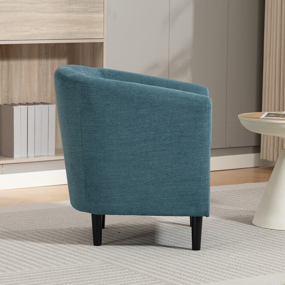 Artemis Home Beulah Teal Fabric Accent Chair Image 5