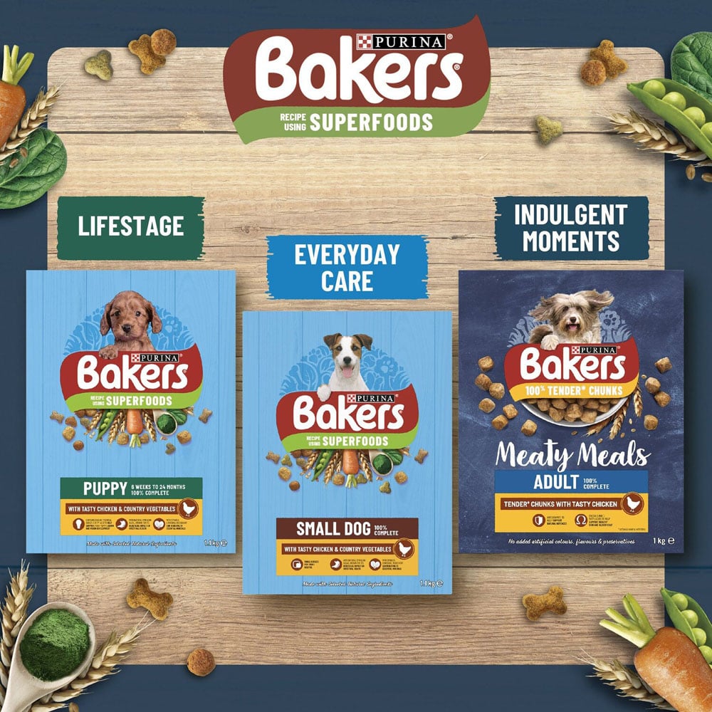 Bakers Adult Beef with Vegetables Dry Dog Food 14kg Image 3