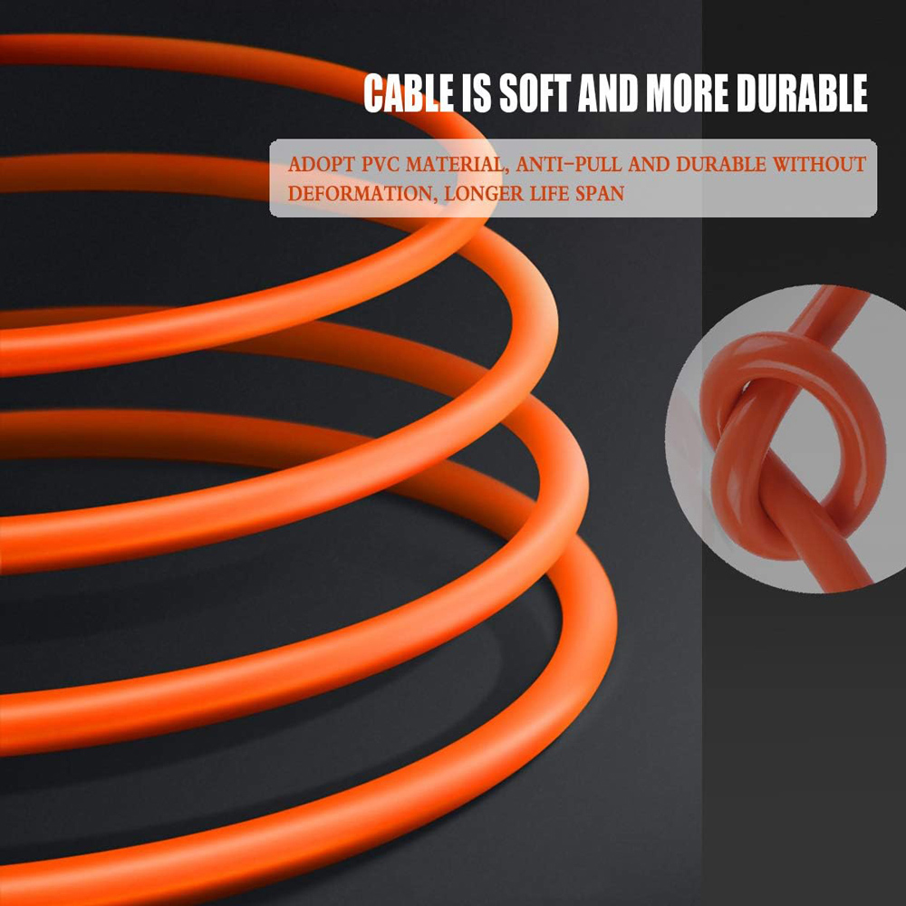 ExtraStar 13A 20m Single Socket Unswitched Orange Extension Lead Image 4