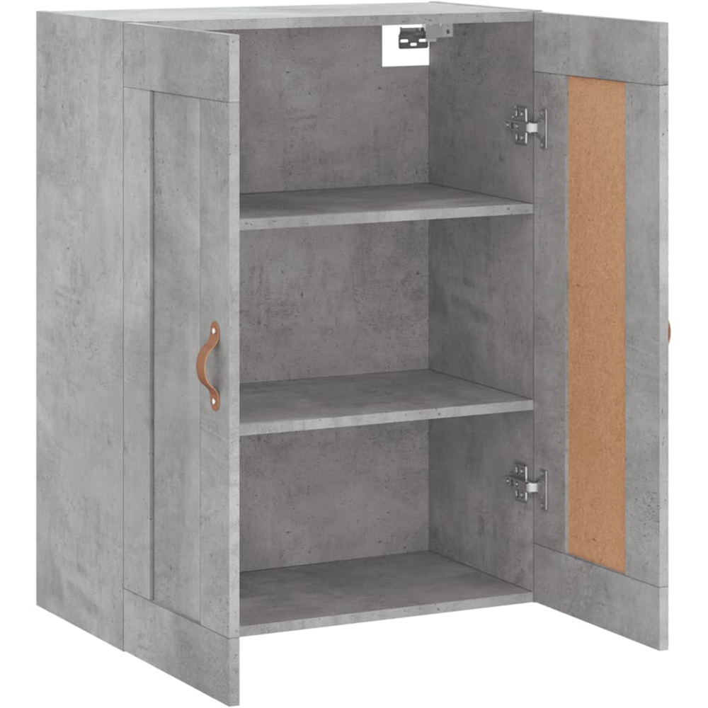 vidaXL 2 Door Concrete Grey Wall Mounted Cabinet Image 6