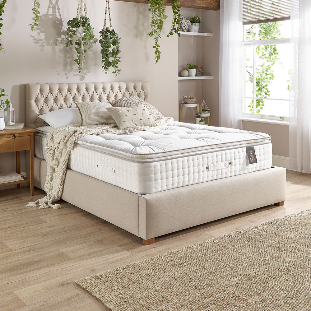 Aspire Super King Size Natural Pillow Top Micro Spring Pocket Mattress Image 5