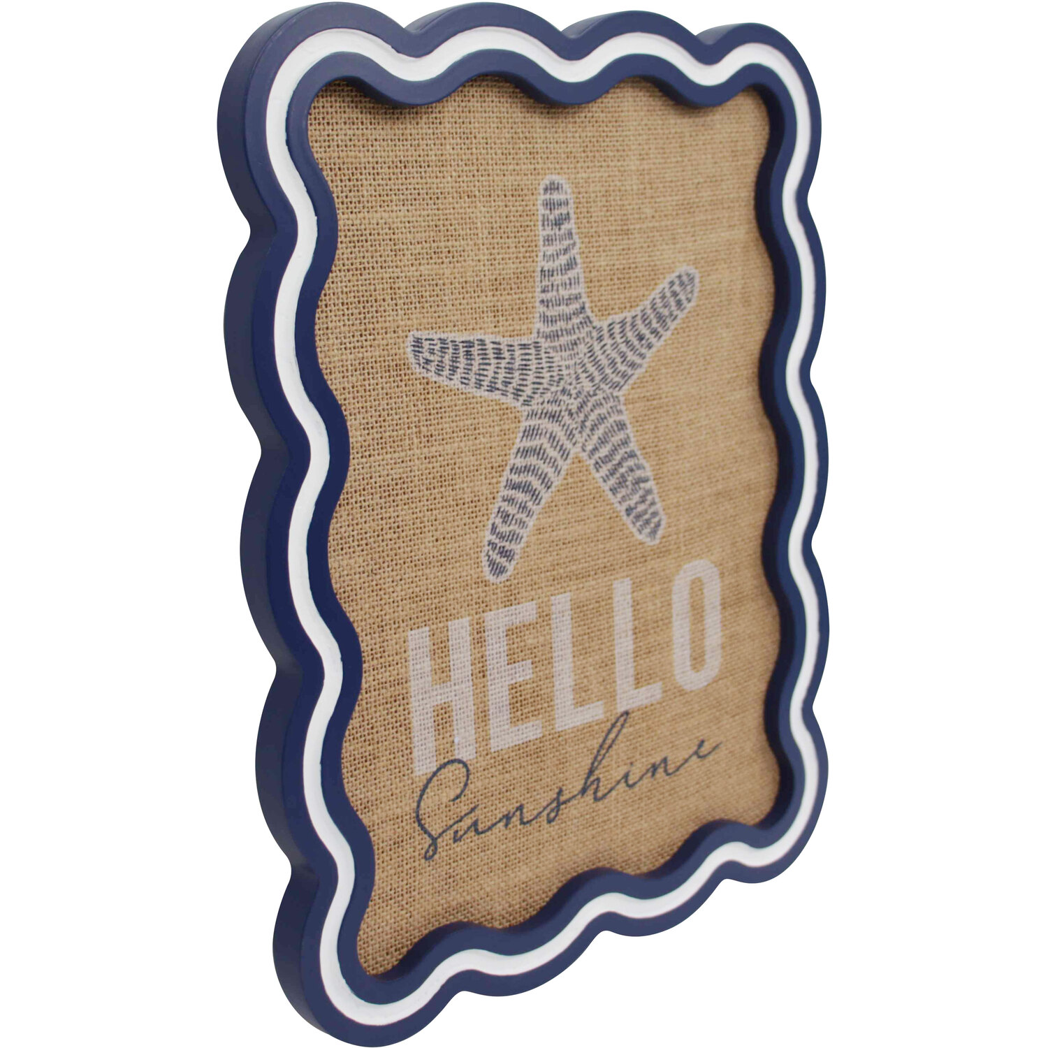 Wooden Hessian Beach Sign Image 5