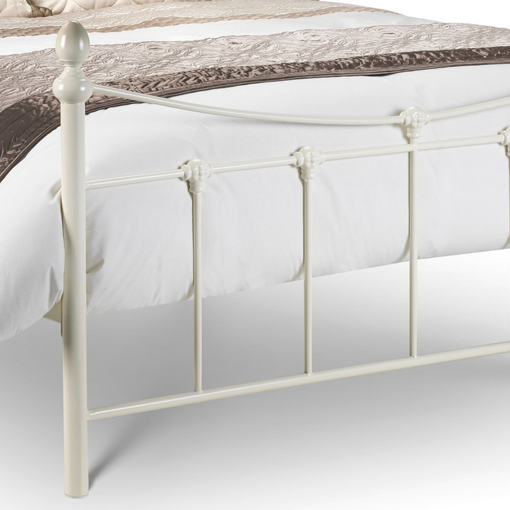 Julian Bowen Rebecca Single Stone White Bed Image 4