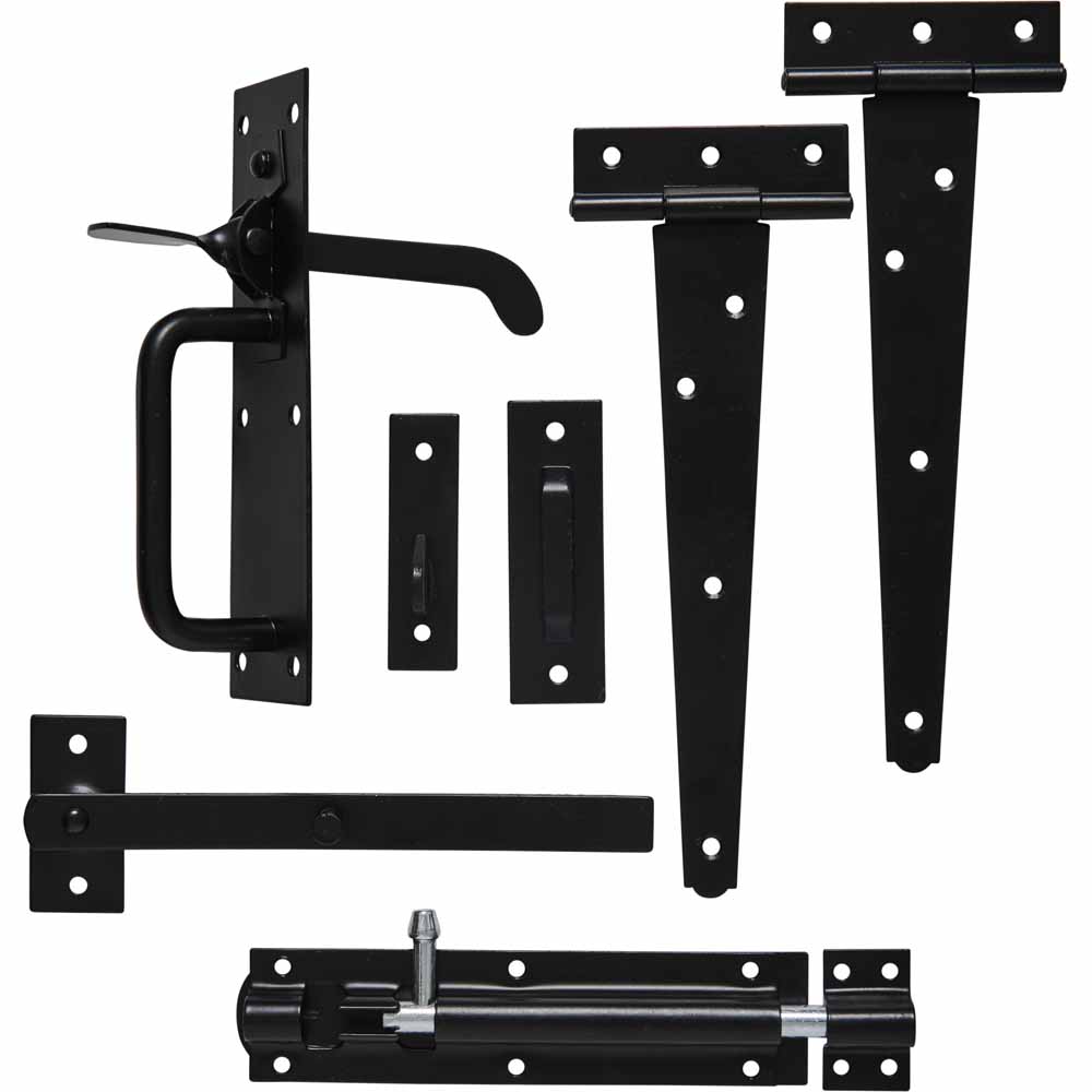 Wilko Steel Gate Hinge and Latch Kit Wilko