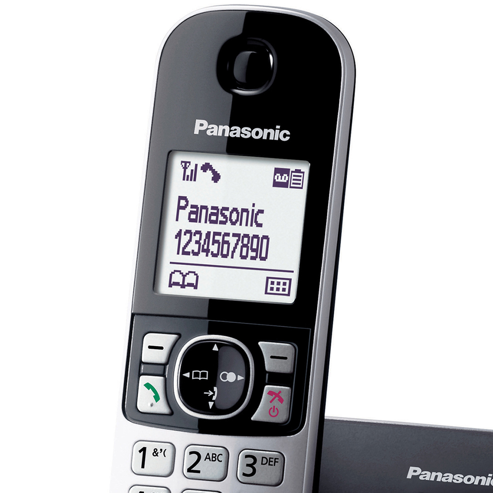 Panasonic KX-TG6821EB Cordless Phone with Answer Machine Image 2