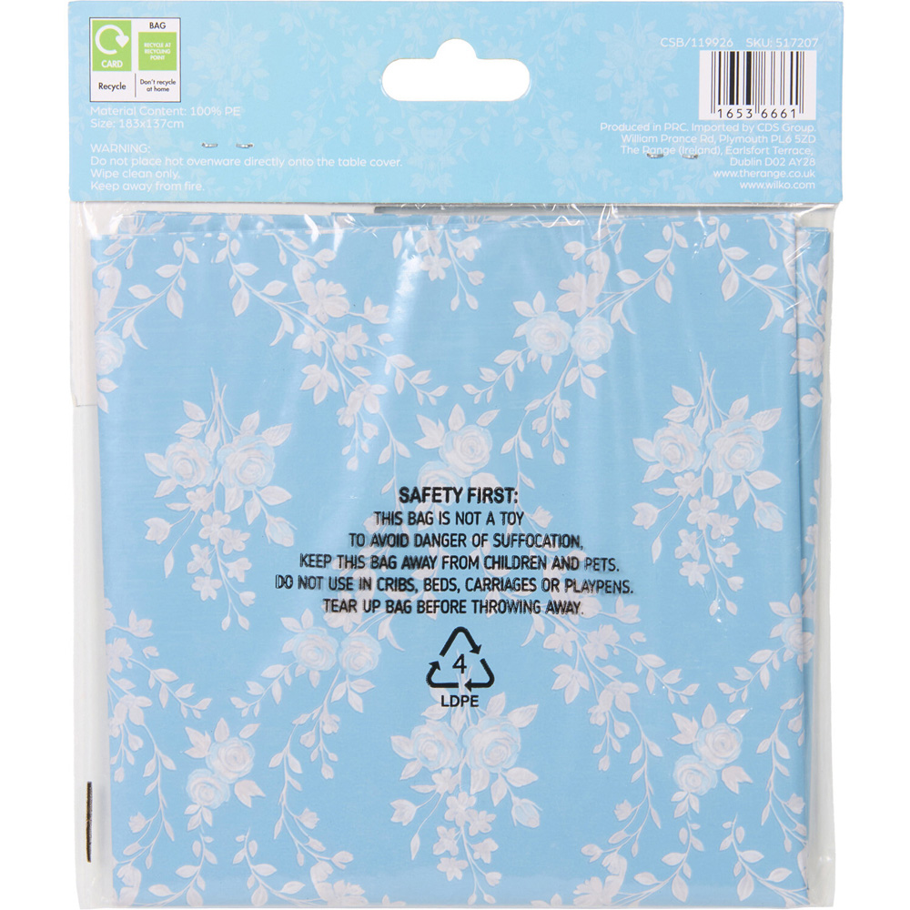 Modern Floral Reusable Table Cover Image 5