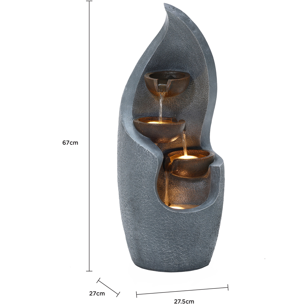 Charles Bentley Tiber Mains Powered Cascading Water Feature Image 9