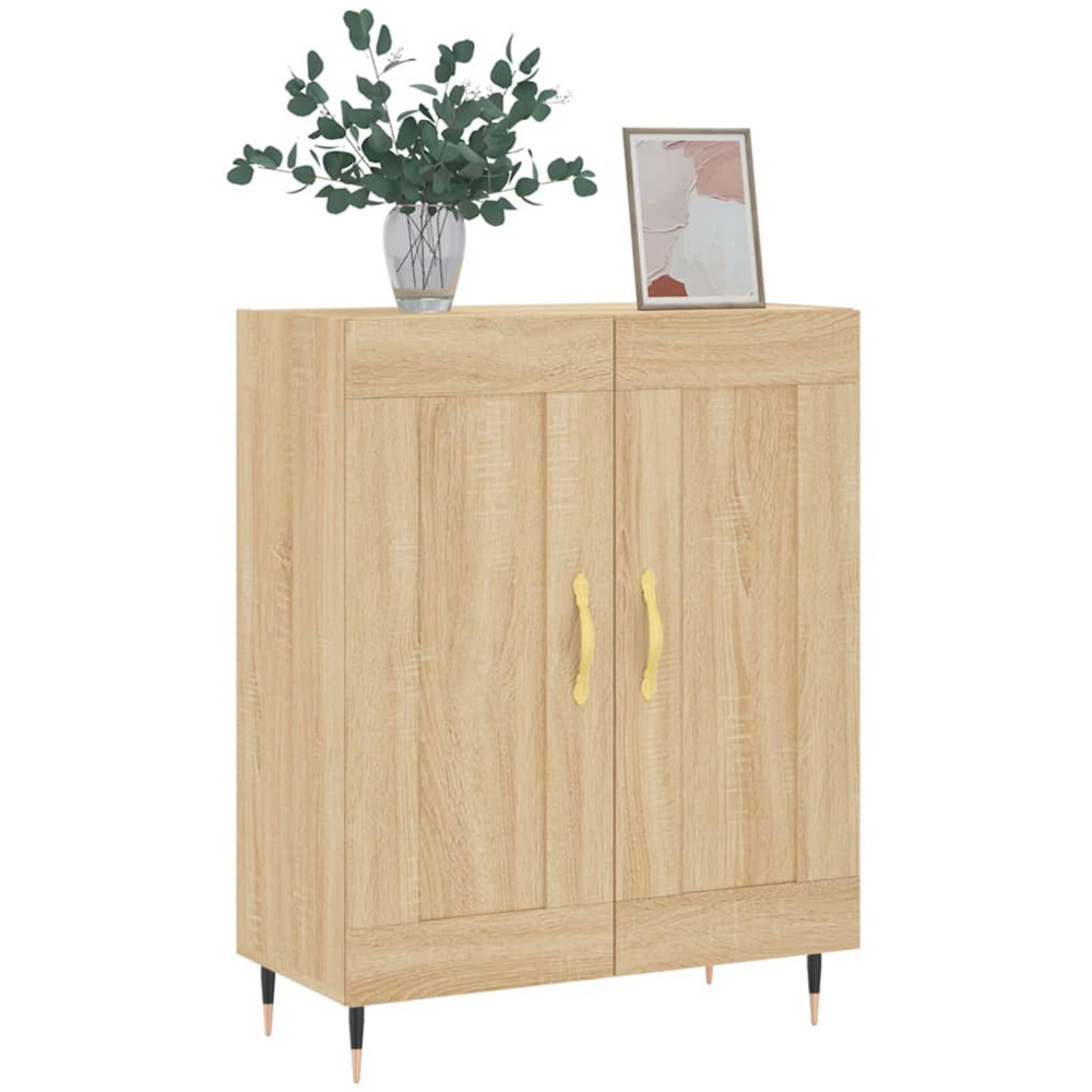 vidaXL 2 Door Sonoma Oak Sideboard Image 3