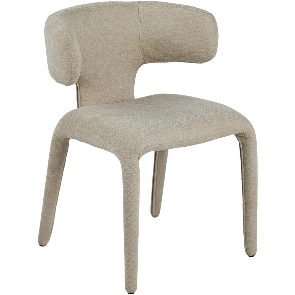 Portland Savoy Beige Statement Dining Chair Image 5