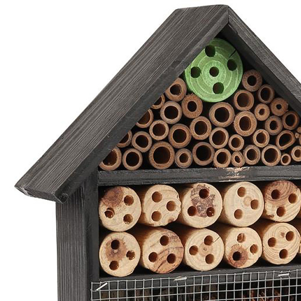 Samuel Alexander Freestanding and Wall Mounted Wooden Insect and Bee House Image 2