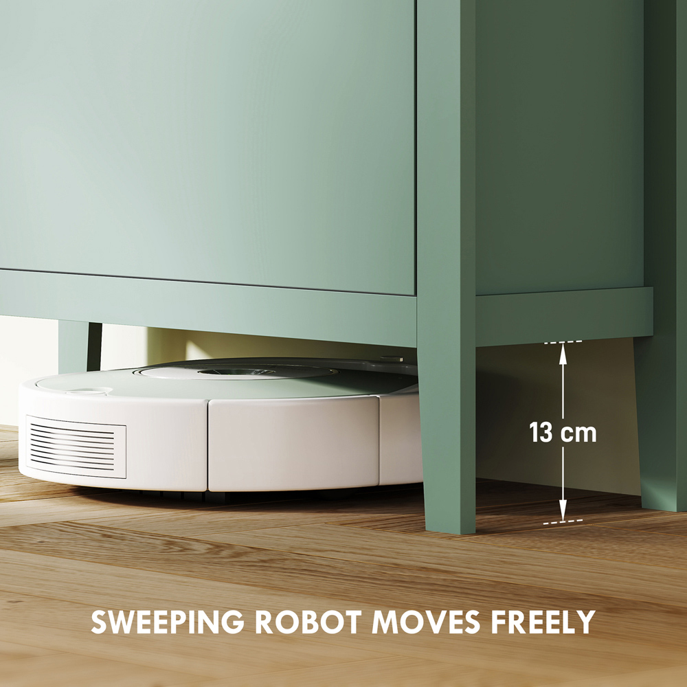 HOMCOM 3 Flip Down Drawer Green Shoe Cabinet Image 8