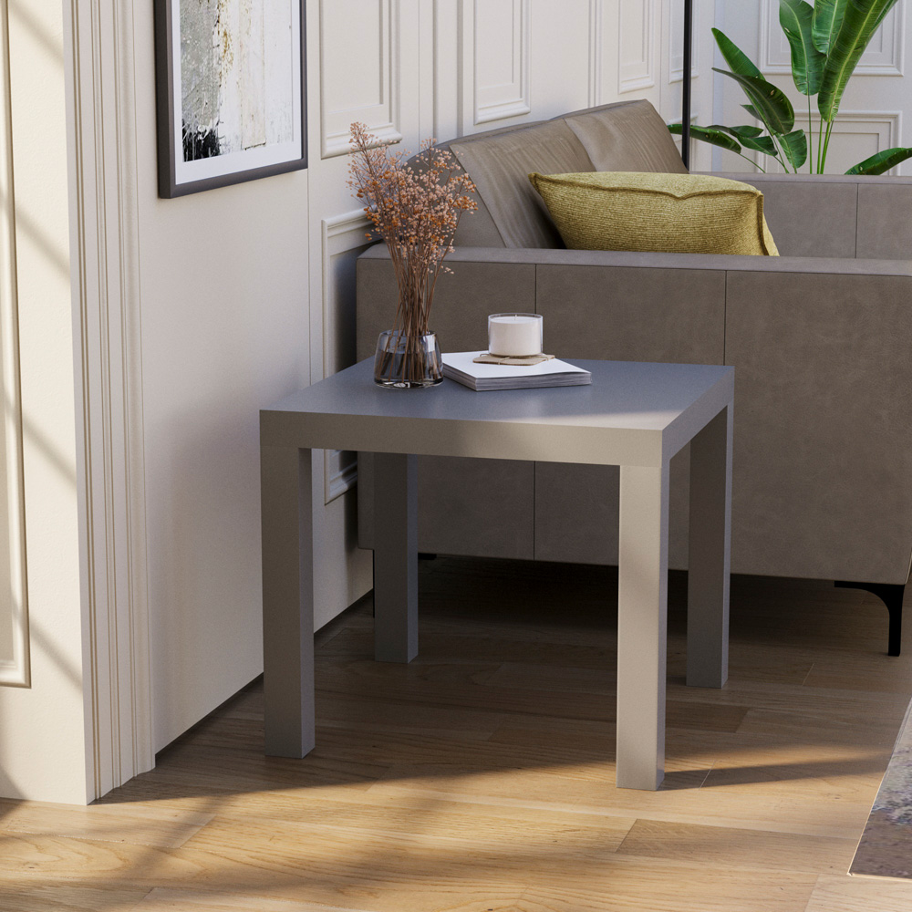 Vida Designs Beeston Grey Side Table Image 5