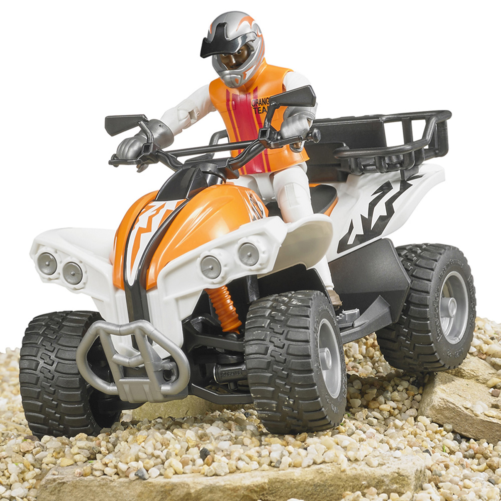 Bruder Kids bworld Quad with Driver Playset Model Image 7