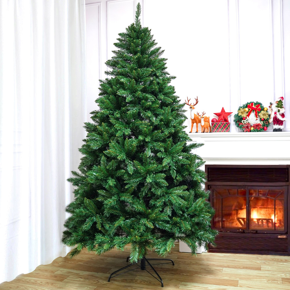 Abrihome Artificial Christmas Tree with Hinged Branches 6ft Image 2