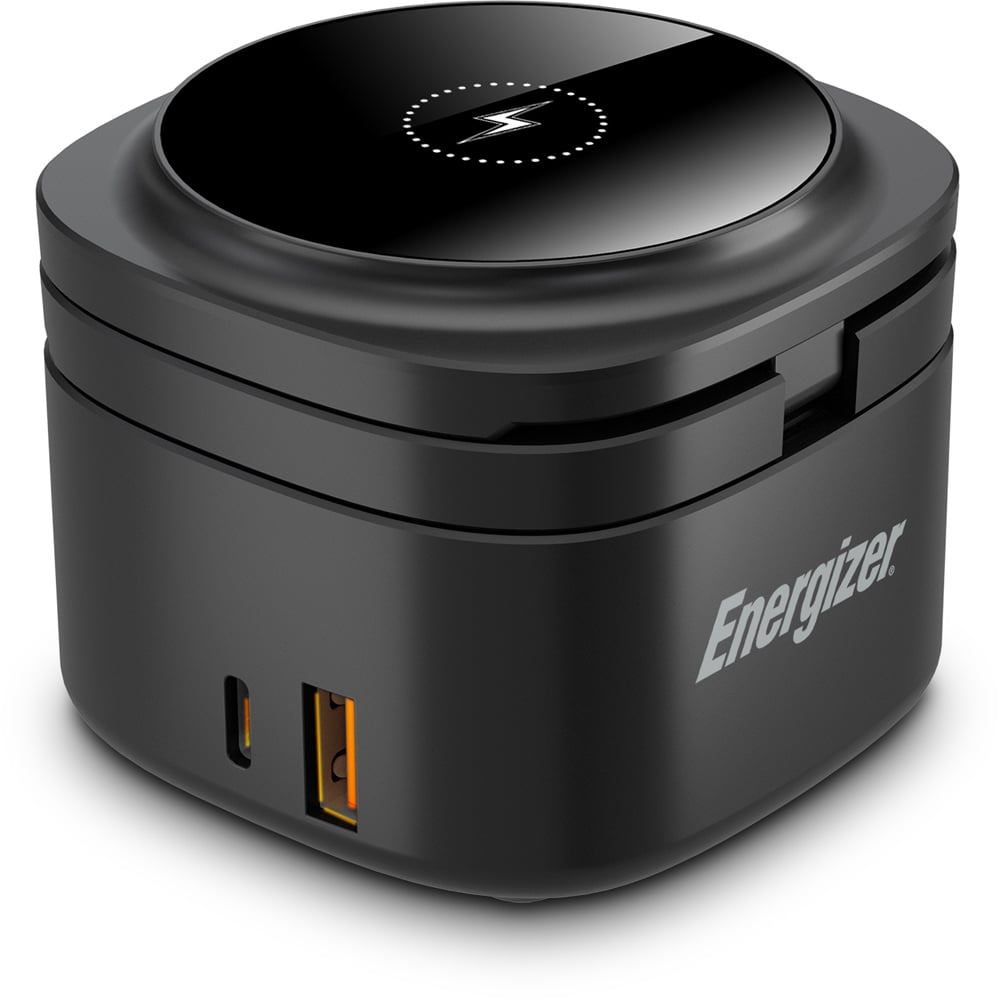 Energizer 5-in-1 Black QI Wireless Charging Stand with Dock 15W Image 3
