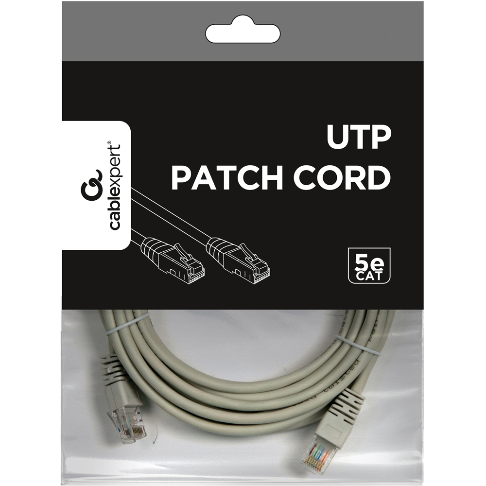 Cablexpert 3m Grey Straight Through Cat Patch Network Cable Image 3
