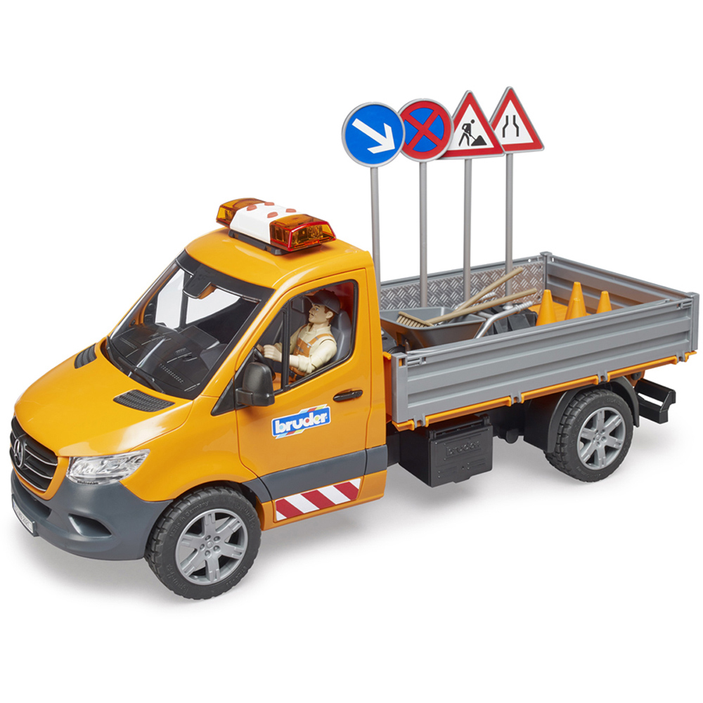 Bruder Kids MB Sprinter Municipal with Driver and Light and Sound Module Playset Model Image 6