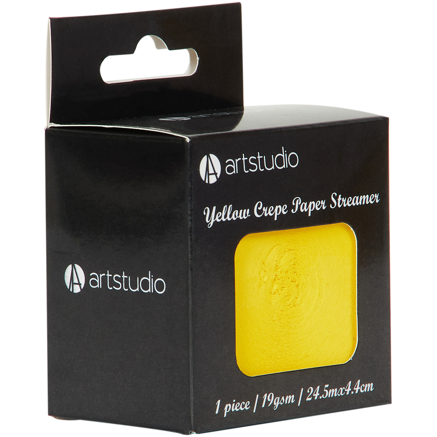 Crepe Paper Streamer  - Yellow Image 2