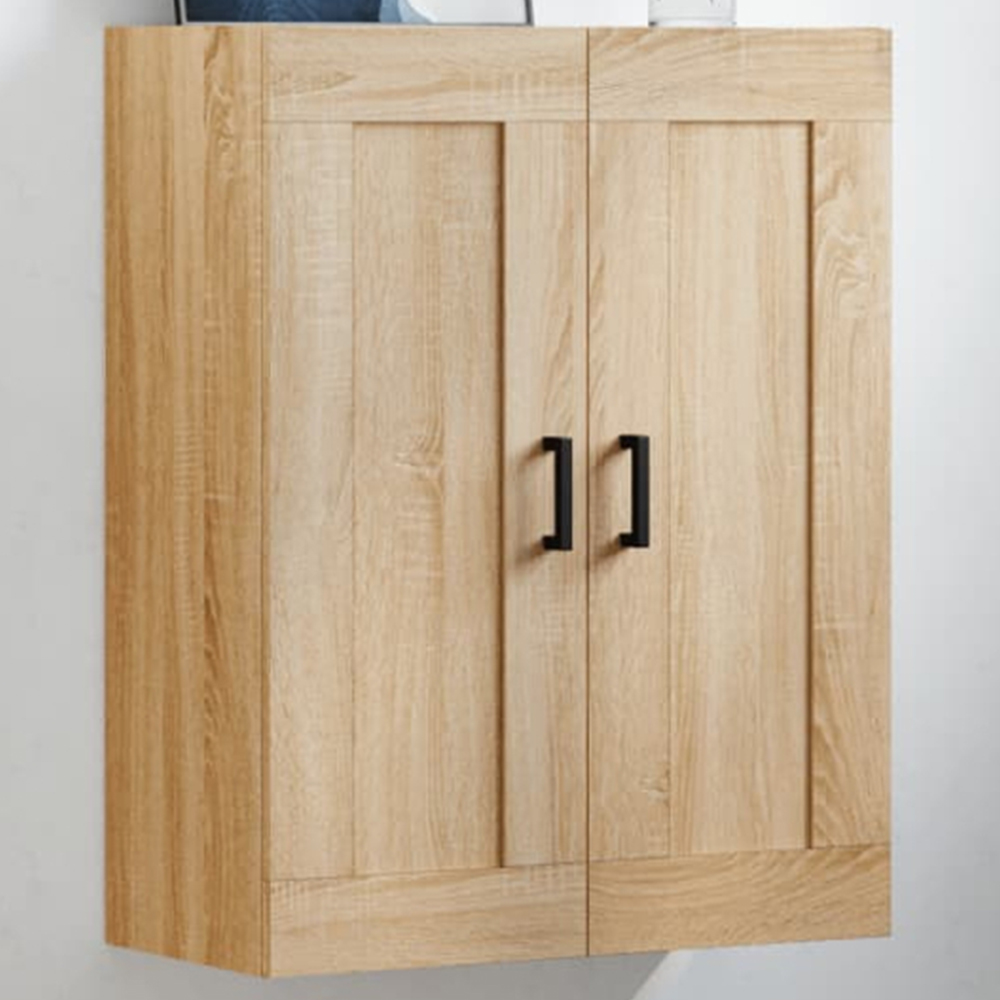 vidaXL 2 Door Sonoma Oak Wall Mounted Cabinet Image 1