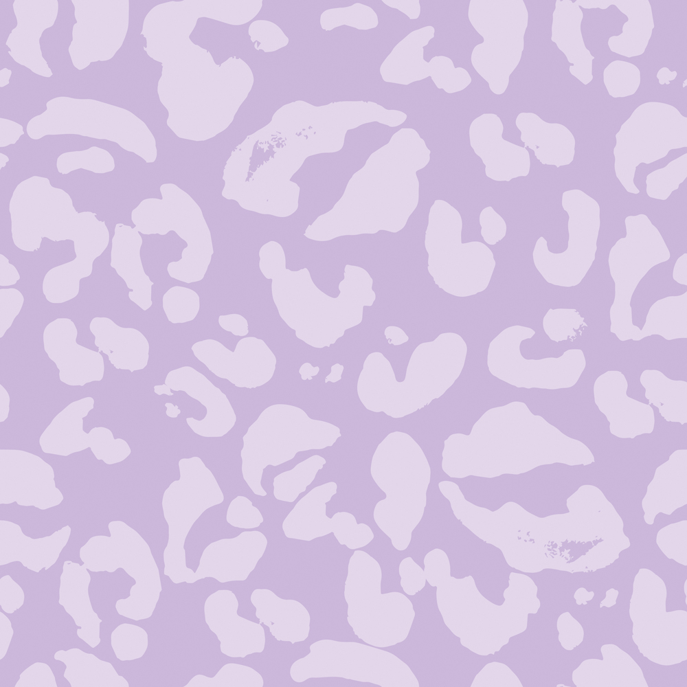 furn. Purrfect King Size Pink and Lilac Abstract Leopard Duvet Cover Set Image 6