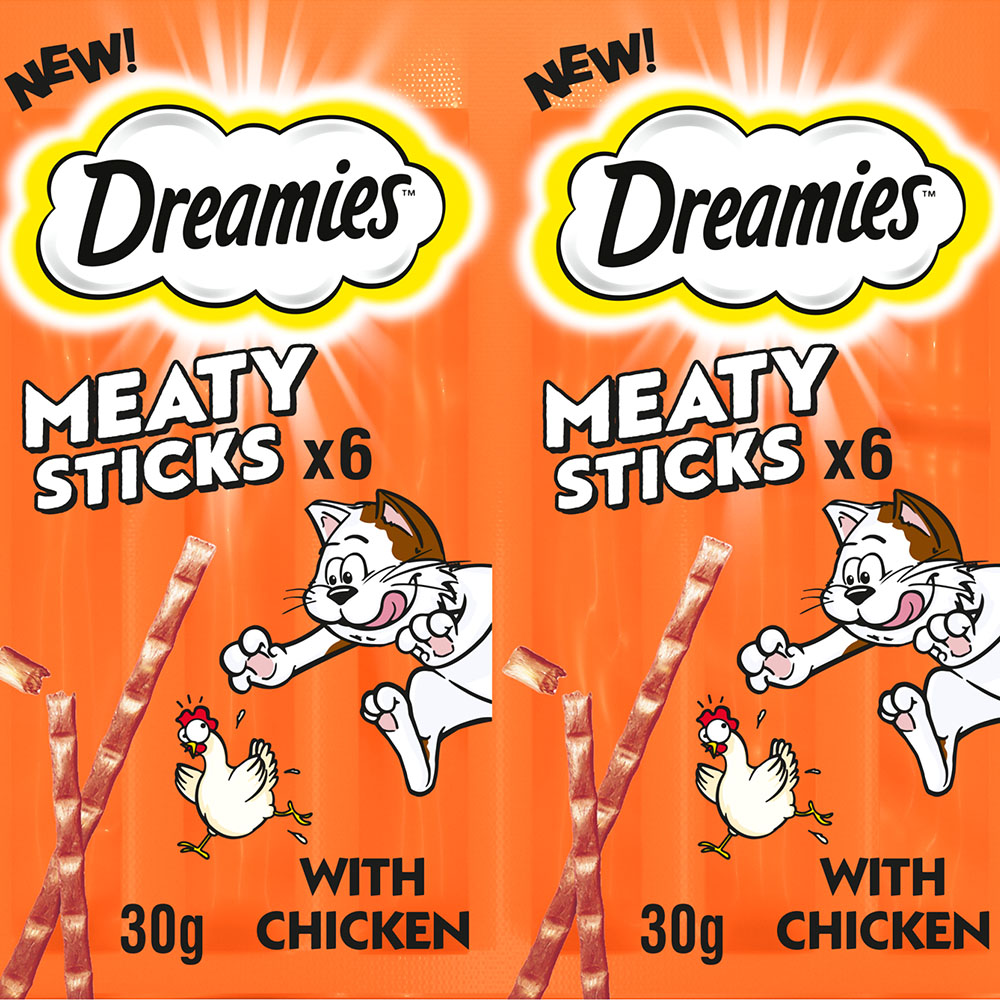 Dreamies Meaty Sticks with Chicken 30g Image 2