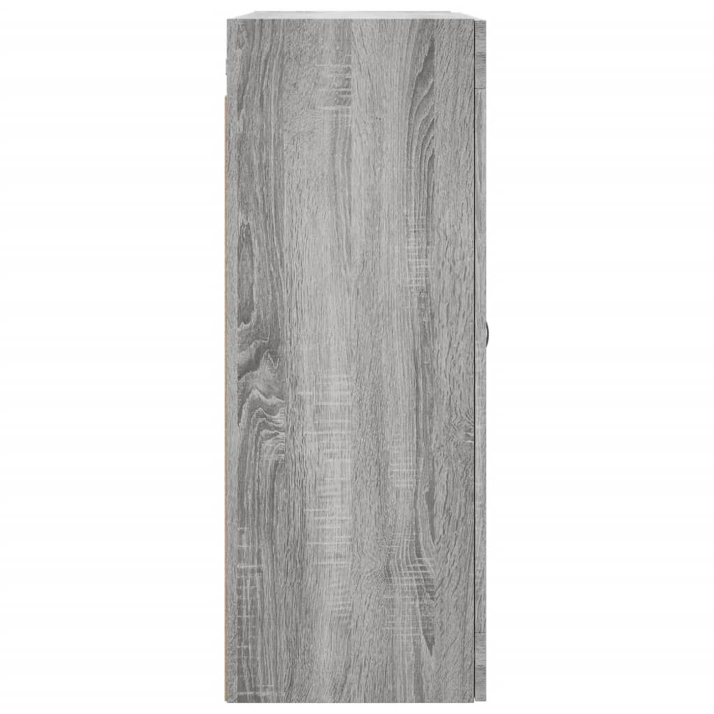 vidaXL 2 Door Grey Sonoma Wall Mounted Cabinet Image 6