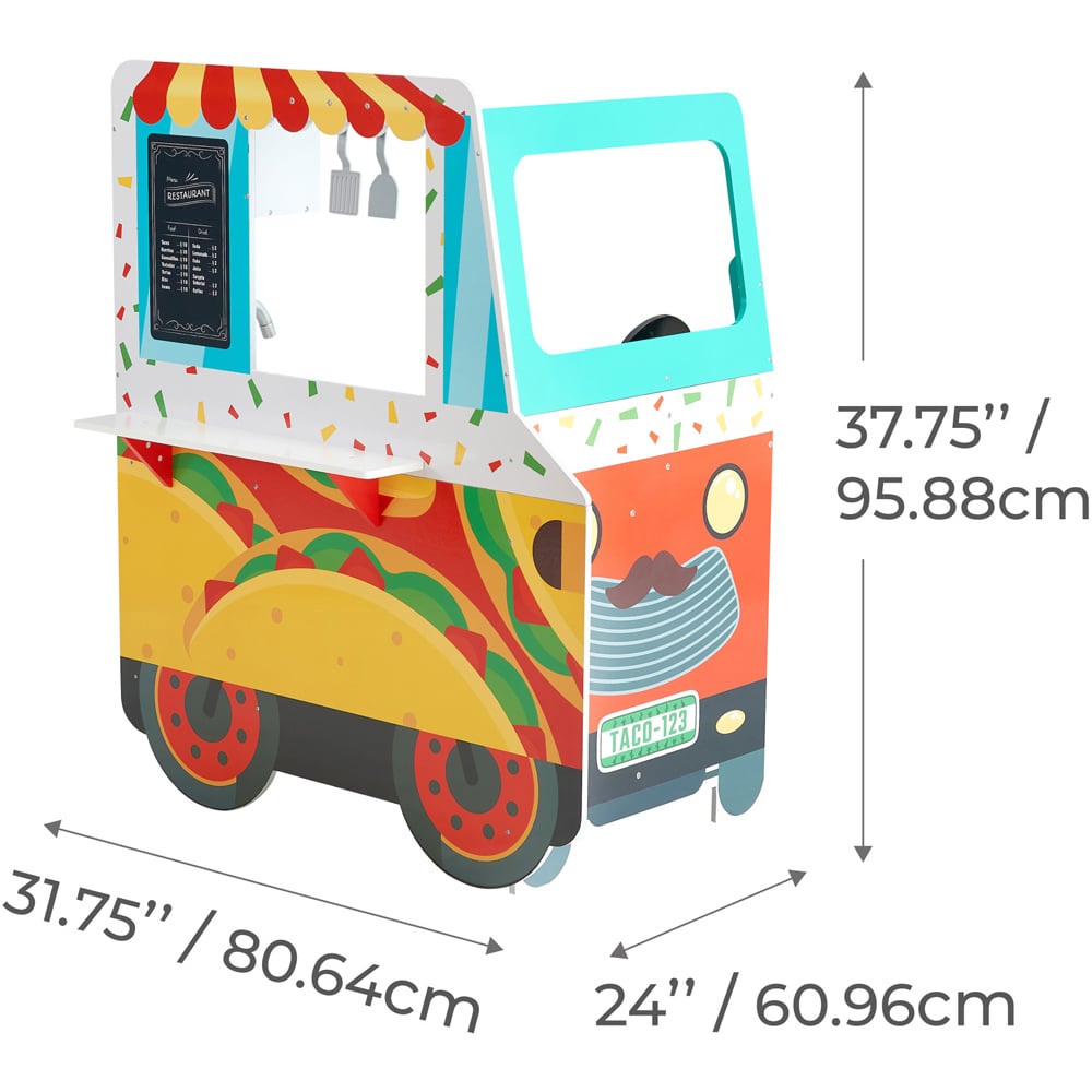 Teamson Kids 2-in-1 Taco Truck Play Set Image 8