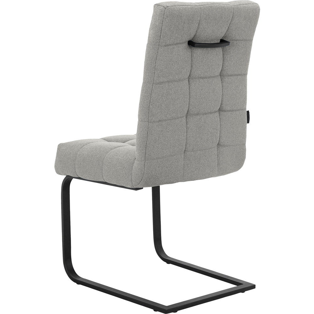 Dorel Terza Set of 2 Grey Fabric Dining Chair Image 6