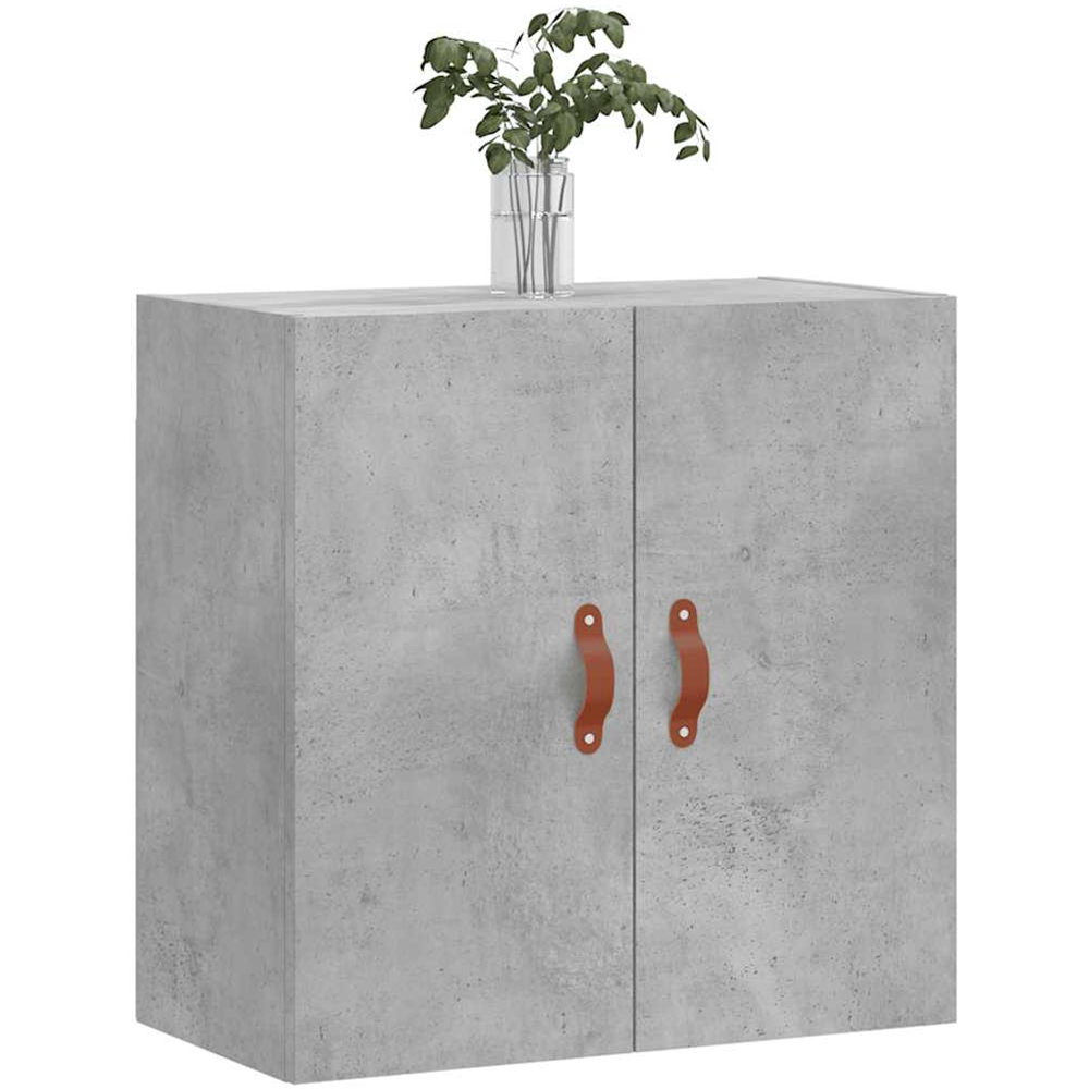 vidaXL 2 Door Concrete Grey Wall Cabinet Image 3