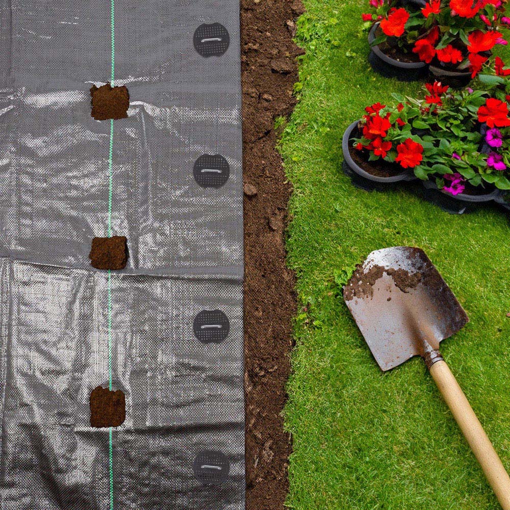 Harbour Housewares 150mm U-Shaped Weed Control Membrane Pegs 15cm 100 Pack Image 3
