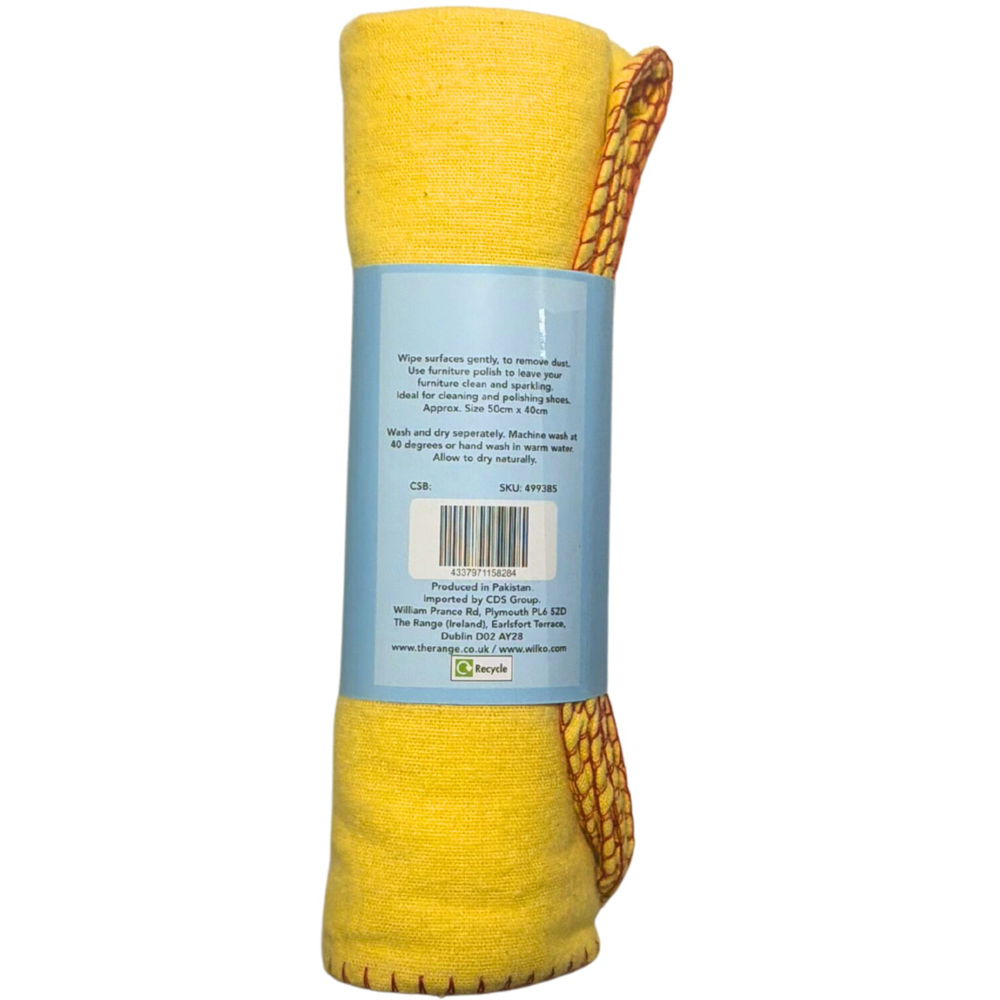 Pack of 3 Large Dusters Yellow Image 2