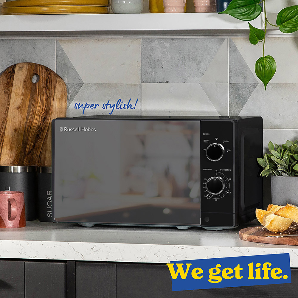 Russell Hobbs RHM2027B Black 20L Microwave Image 6
