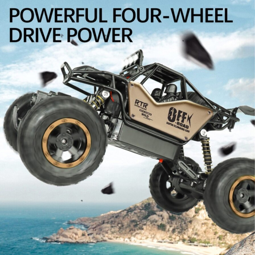 Alivio Alloy Off Road Truck RC Toy Car with Remote Control Image 4