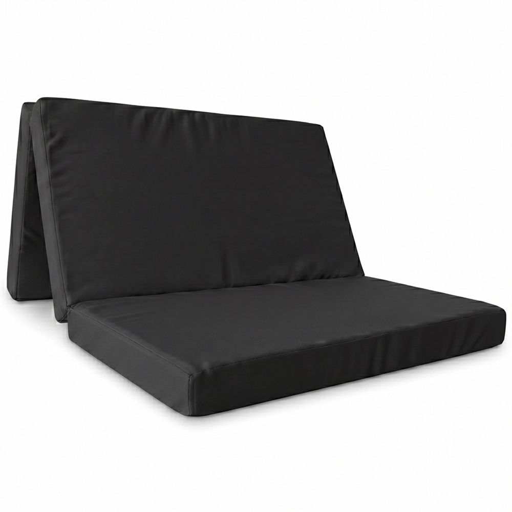 Visco Therapy Double Black Folding Futon Z Bed Mattress Image 2