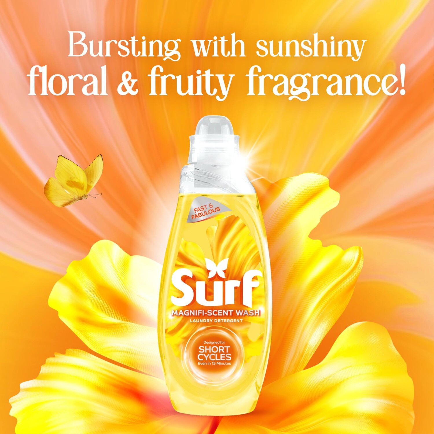 Surf Magnifi-Scent Wash Laundry Detergent Sunshine Blossom Image 5