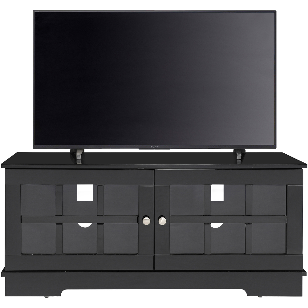 MDA Designs Hamilton 2 Door Black TV Unit Image 4