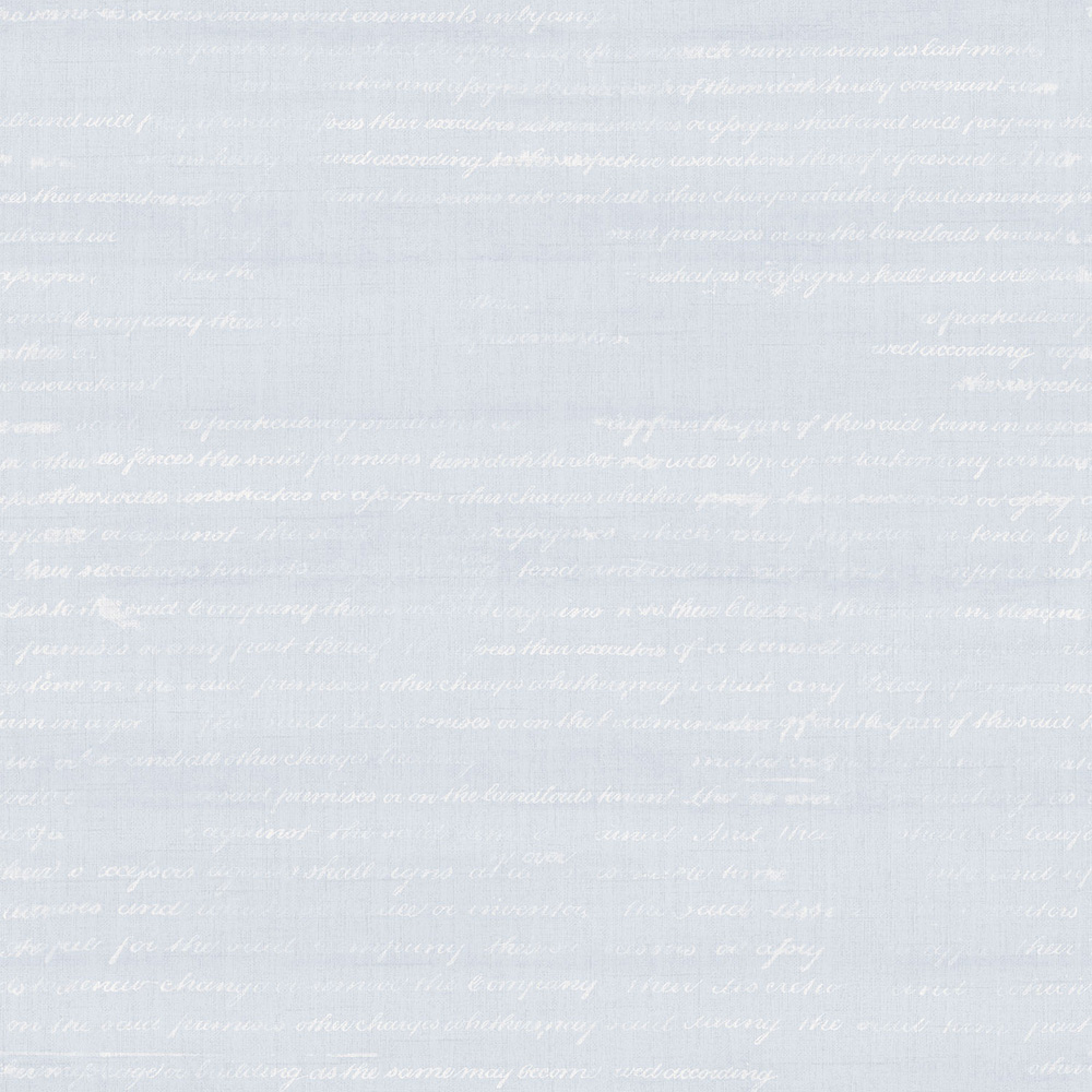 Galerie Vintage Roses Faded Calligraphy Blue Wallpaper Image 1