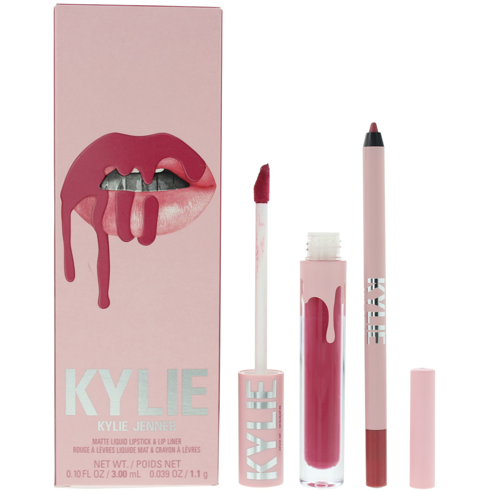 Kylie By Kylie Jenner 102 Extraordinary Matte Lip Liquid Lipstick 3ml 2 Piece Gift Set Image
