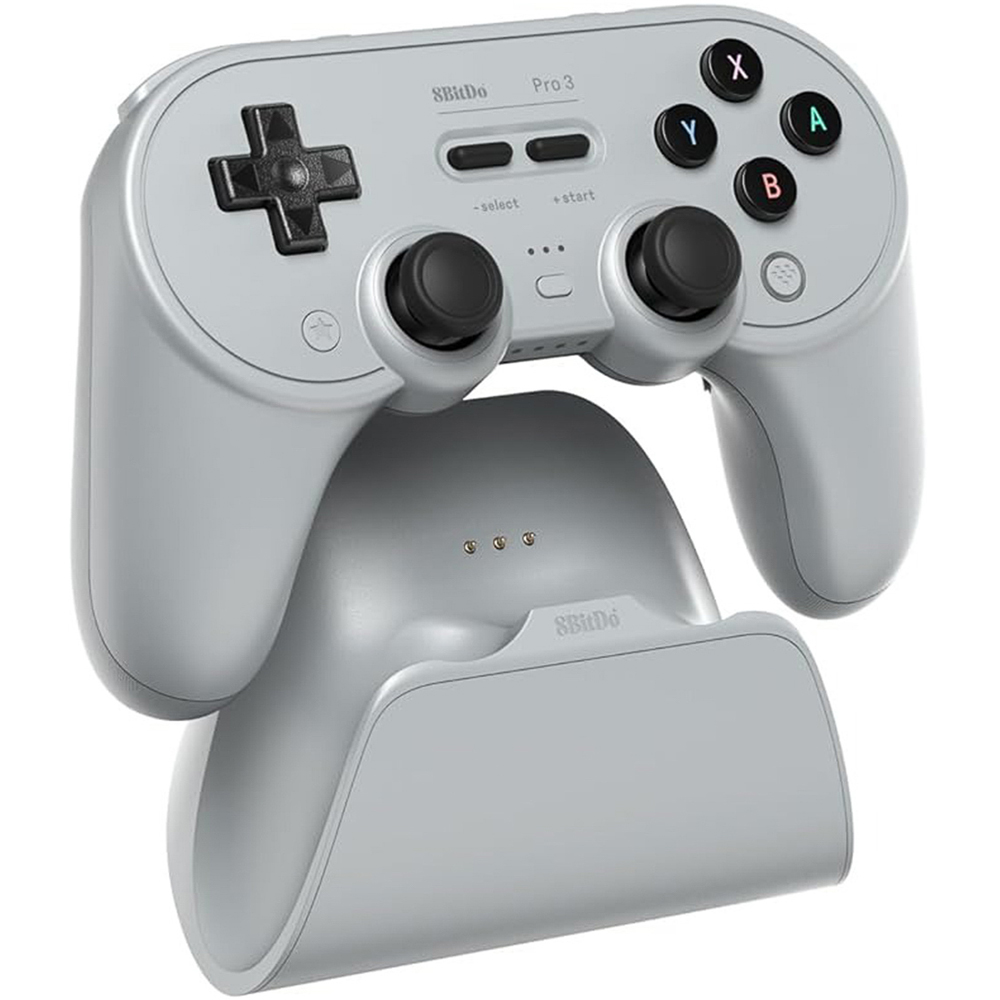 8BitDo Pro 3 Grey Bluetooth Gamepad Image 2