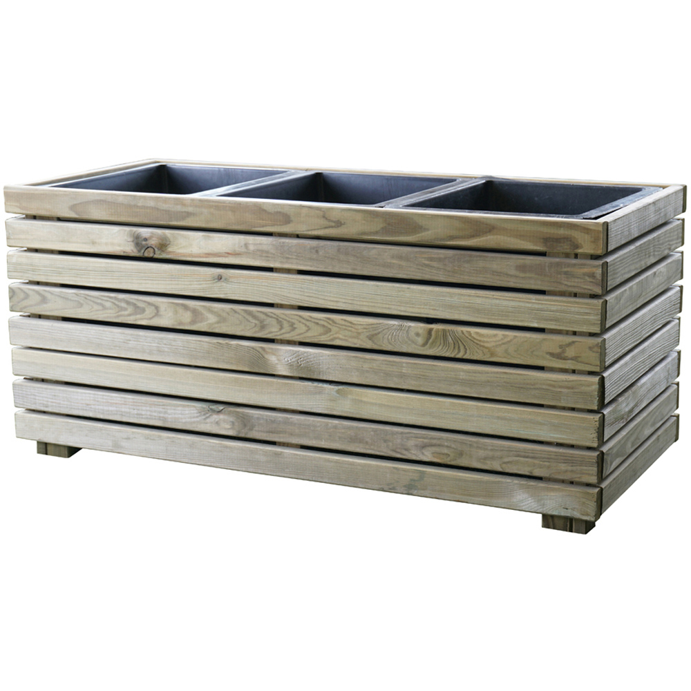 Cerland Horizon Wooden Rectangular Planter 90cm Image 4