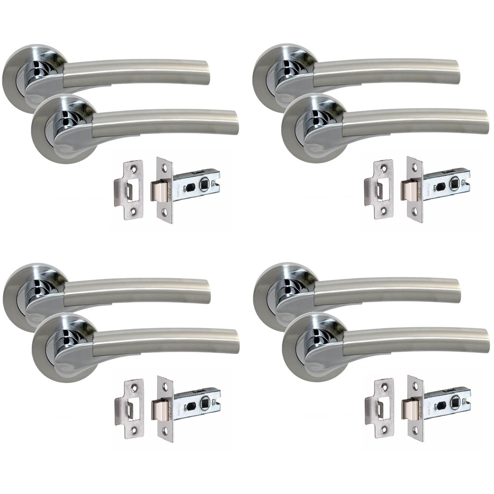 Golden Grace Chrome Verona Ultimo Duo Handle Pair 52mm 4 Pack Image 1