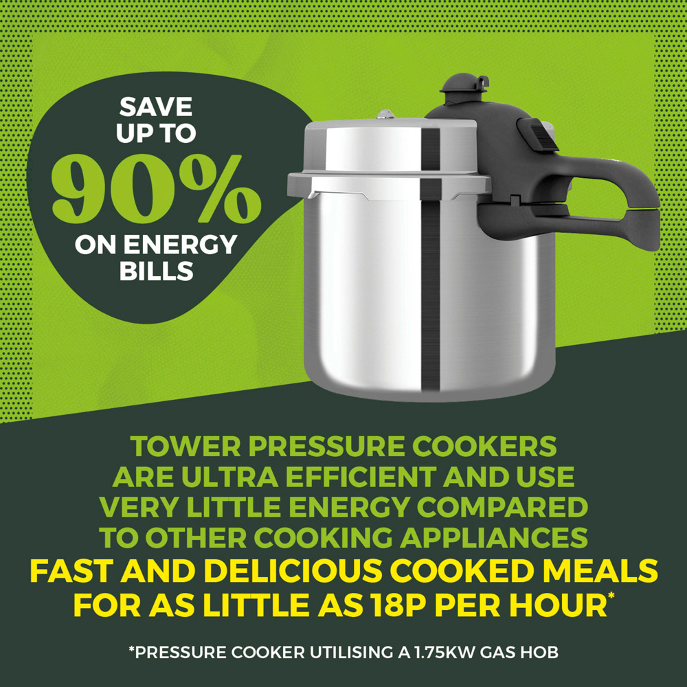 Tower Hi Dome 6L Aluminium Pressure Cooker Image 4