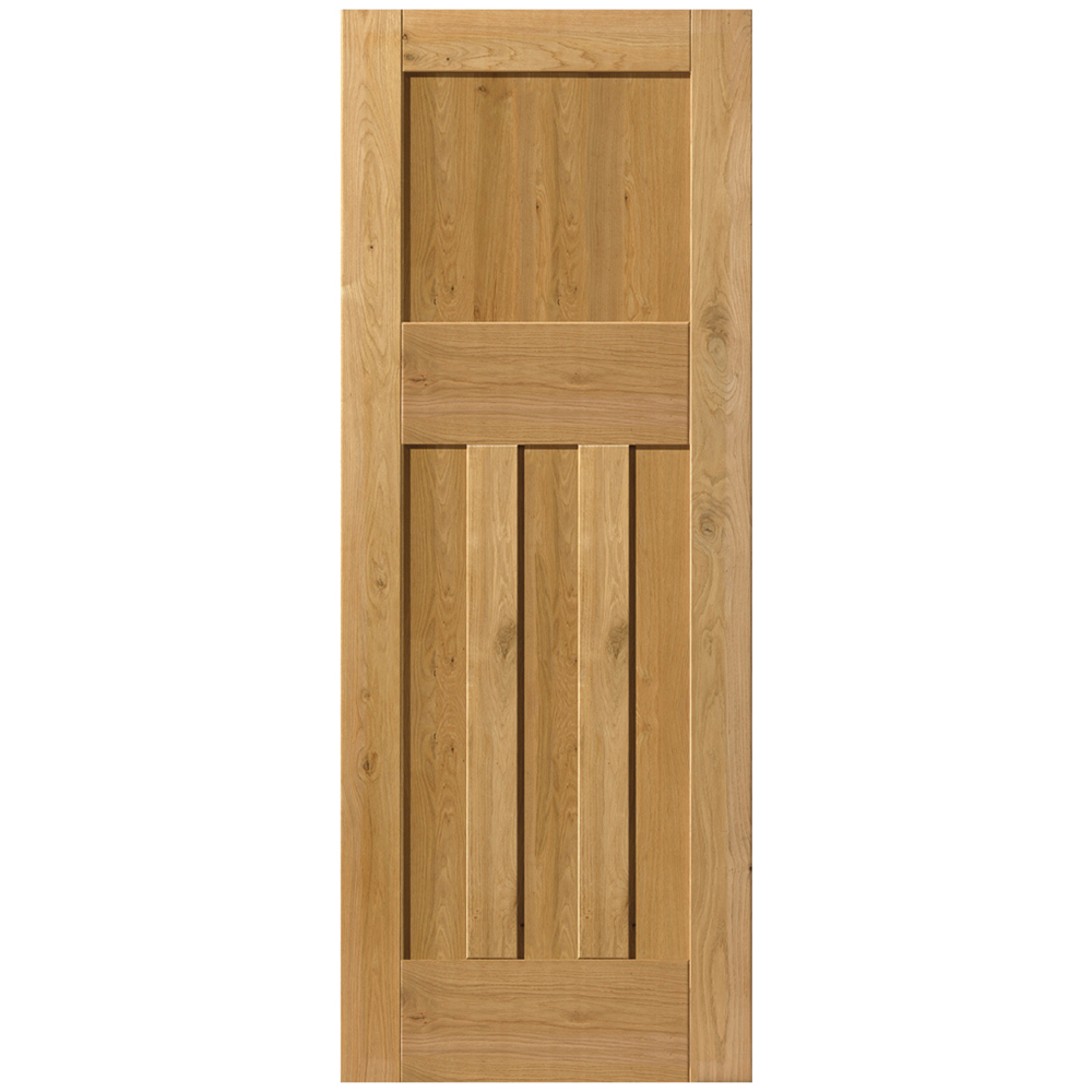 JB Kind Rustic Cottage Oak Dx Internal Door 1981 x 838mm Image 1