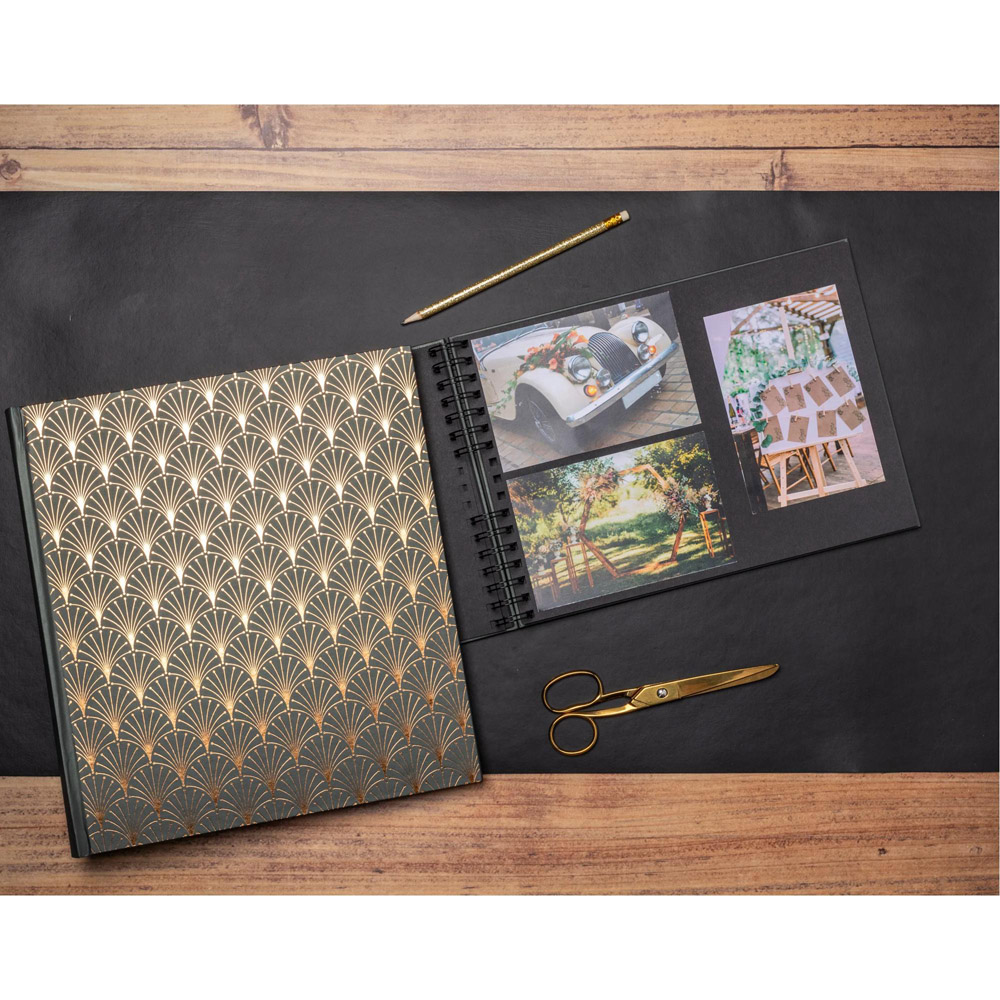 Exacompta Neo Deco Black Spiral Photo Album 50 Sheets 150 Photos Image 7
