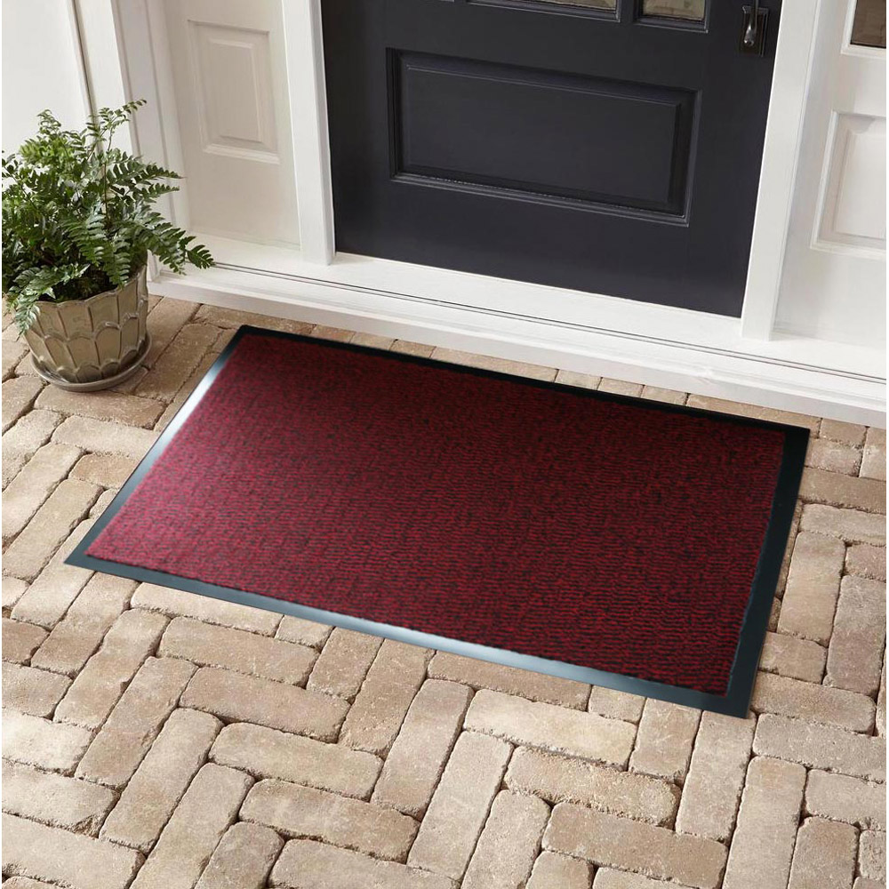 Desire Rugs Red Anti Slip Door Mat 60 x 180cm Image 2