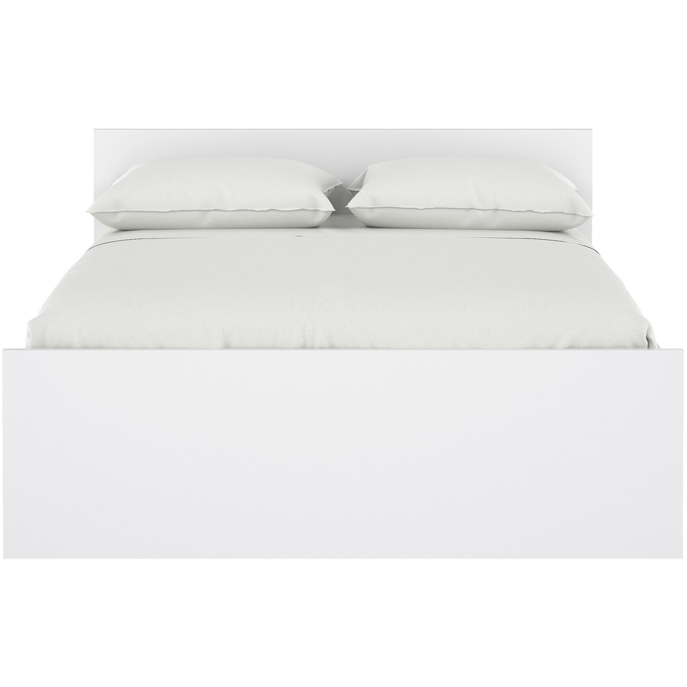 Florence Double White High Gloss Bed Frame Image 3